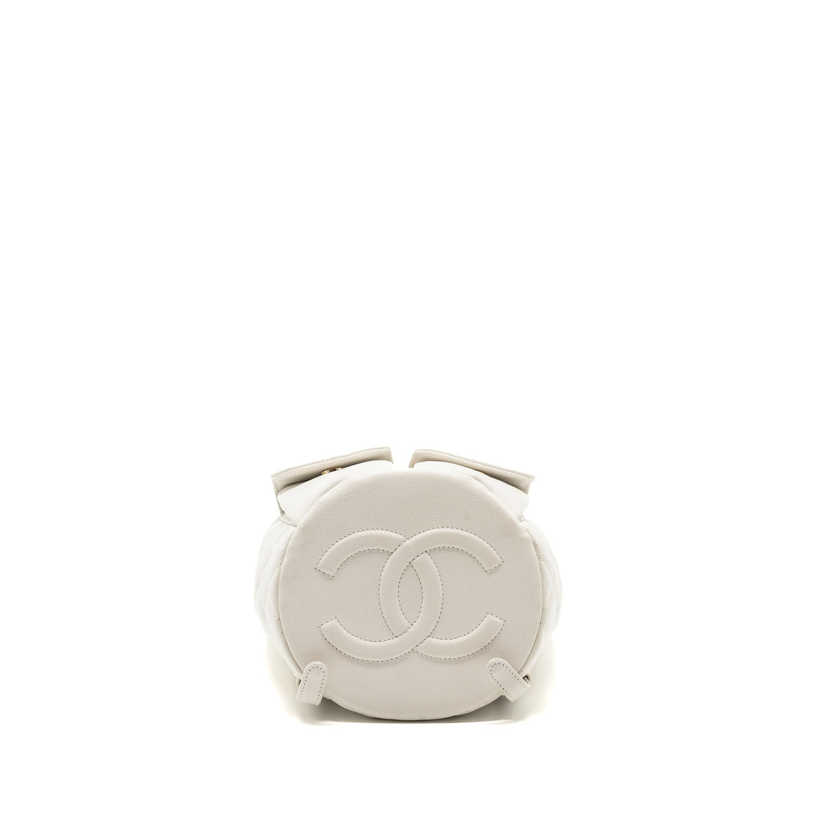 22S MINI BACKPACK GRAINED CALFSKIN WHITE LGHW(MICROCHIP)