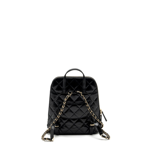22A MINI BACKPACK PATENT BLACK LGHW (MICROCHIP)