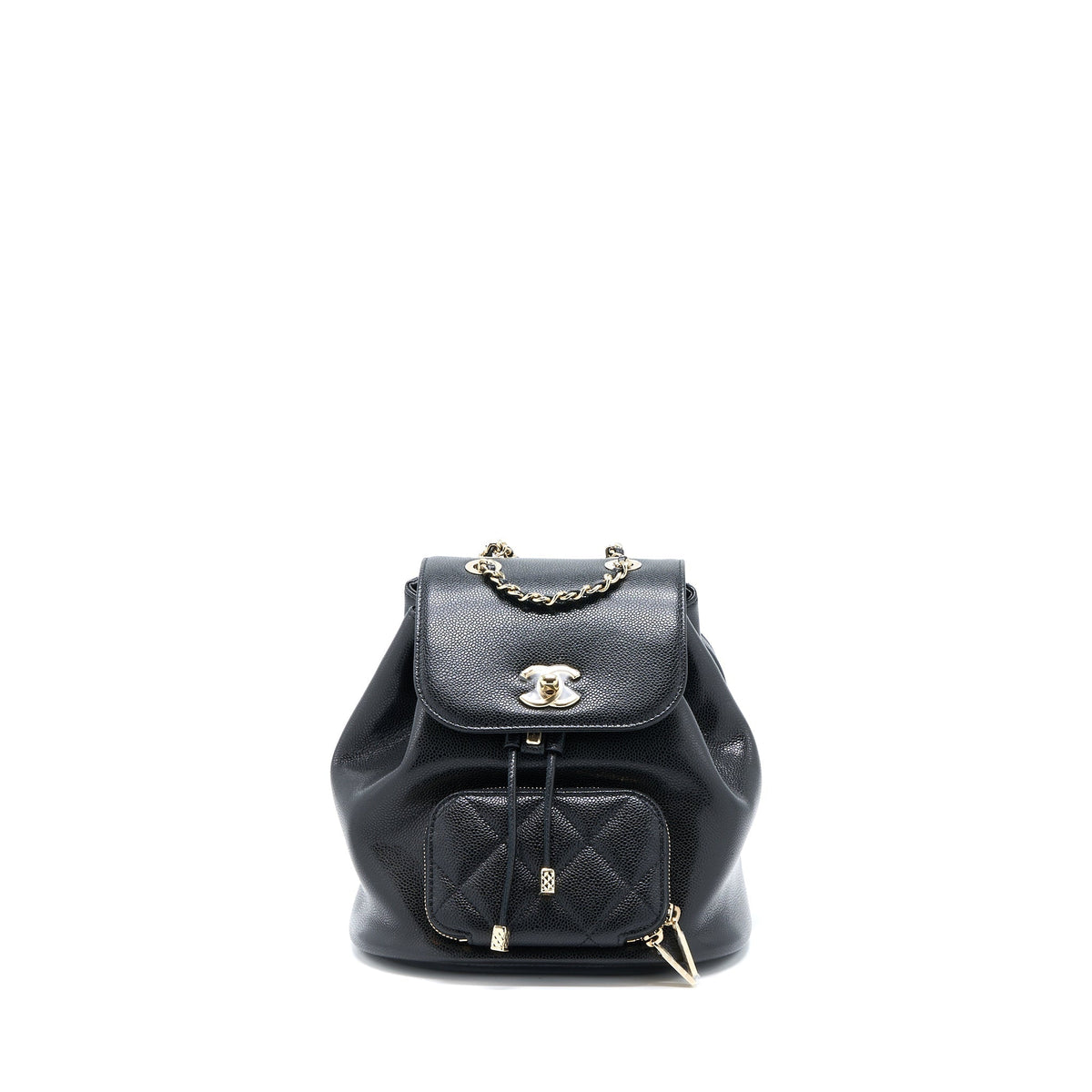 22B AFFINITY MINI BACKPACK CAVIAR BLACK LGHW(MICROCHIP)