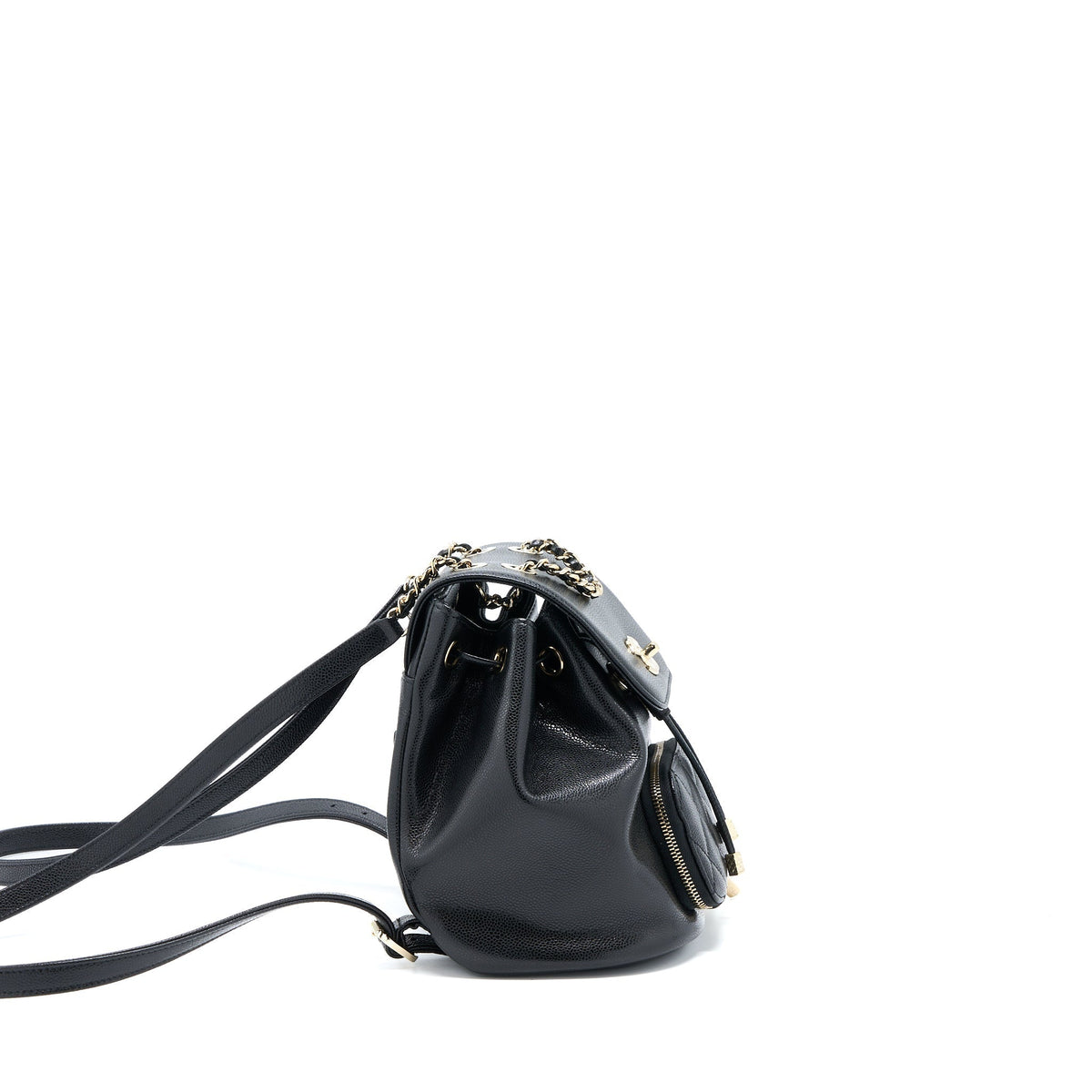 22B AFFINITY MINI BACKPACK CAVIAR BLACK LGHW(MICROCHIP)
